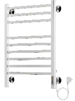 Полотенцесушитель электрический Terminus Ватикан П9 500х700 справа, хром